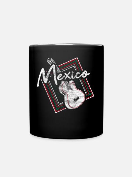 Mexiko Mexikaner Staat - Tasse einfarbig - Schwarz