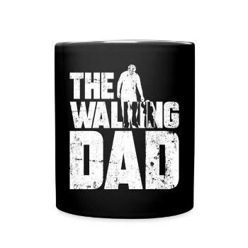 Postapokalyptische Stride-Silhouette - Tasse einfarbig - Schwarz - Vorne