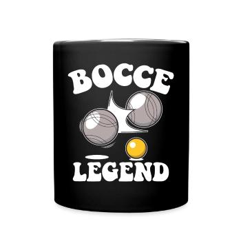 Bocce Legend Citation Bocce Ball avec Jack Bocci - Mug uni - noir - Devant