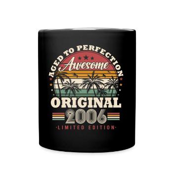 2006 vintage vintage retro cadeau d’anniversaire - Mug uni - noir - Devant
