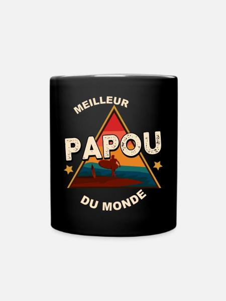 Meilleur Papou du monde - Mug uni - noir