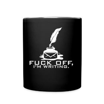 Writing Novelty for Writers - Full Colour Mug - black - Front