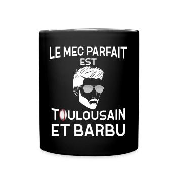 Mec Toulousain Il Est Parfait - Mug uni - noir - Devant