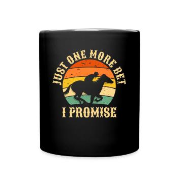 Juste un pari de plus je promets un cadeau de chemise - Mug uni - noir - Devant