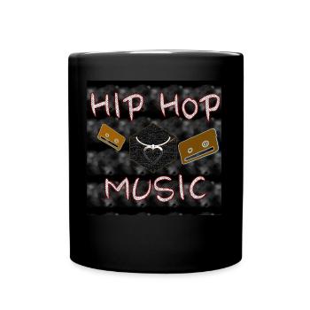 Hip Hop Music - 1. 2023 - Full Colour Mug - black - Front