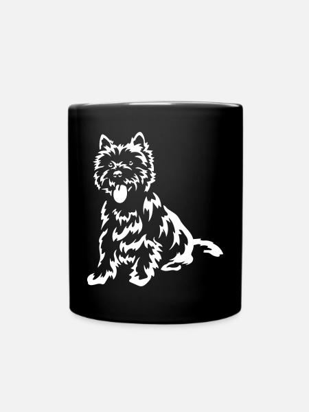 Cairn Terrier « Édition Noire » - Mug uni - noir
