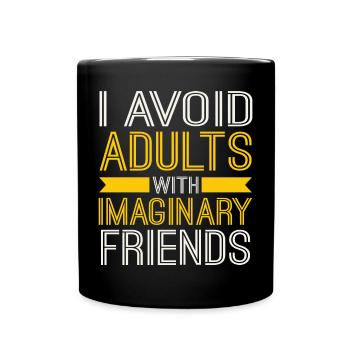 Chemises athées | Athéisme Cadeaux anti-religion - Mug uni - noir - Devant