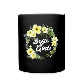 Wöd Godi beste Godi Taufpatin Österreich Taufe - Tasse einfarbig - Schwarz - Vorne