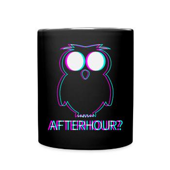 Afterhour Techno Raver Electro Rave Music Club - Mug uni - noir - Devant