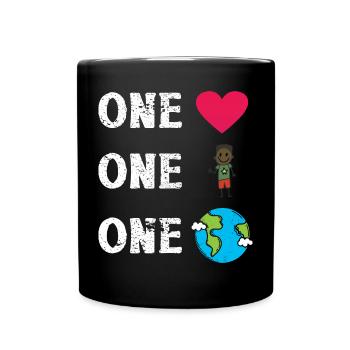 Journée écologique de la planète Terre sauve la Terre - Mug uni - noir - Devant
