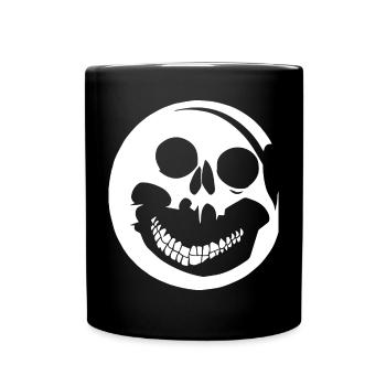 Horreur Crâne Crâne Art Crâne Gothique Heavy Metal - Mug uni - noir - Devant