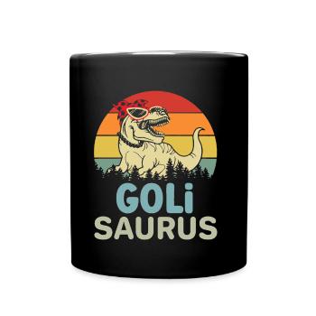 Wöd Goli Saurus beste Goli Patentante Österreich - Tasse einfarbig - Schwarz - Vorne