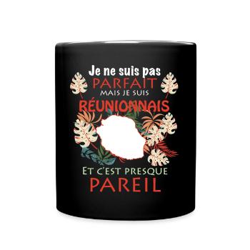 Réunionnais Collègue Et Ami - Mug uni - noir - Devant