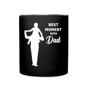 Father's Day Fun Design - Full Colour Mug - black - Front