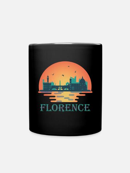 Florence Italie Voyage - Firenze Italia - Mug uni - noir