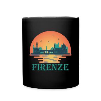 Firenze Italia - Florence Italie Voyage - Mug uni - noir - Devant