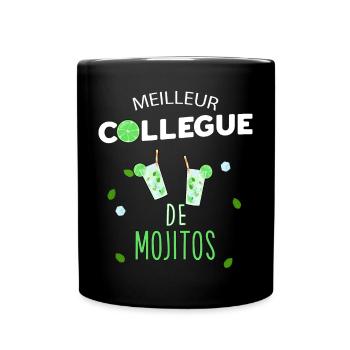 Collègue Et Mojito Apéro Apres Le Boulot - Mug uni - noir - Devant