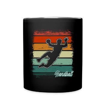 Handballeur Handballeur - Mug uni - noir - Devant