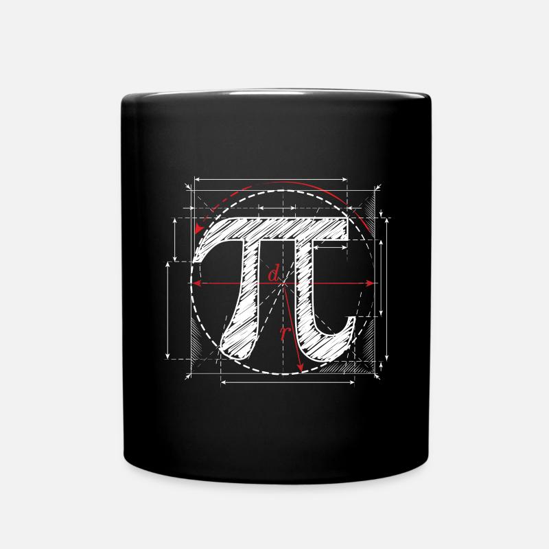 Jour Pi - Mug uni - noir