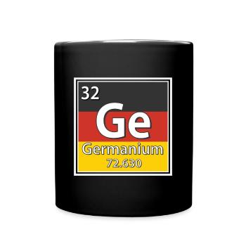 Tableau périodique des éléments germanium - Mug uni - noir - Devant