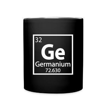 Tableau périodique des éléments germanium - Mug uni - noir - Devant