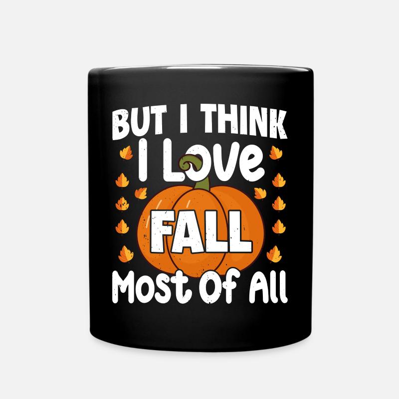 Herbst - Tasse einfarbig - Schwarz