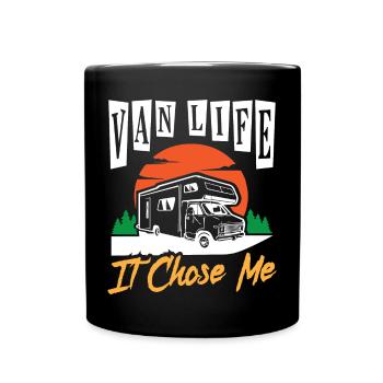 Van Life I Chose Me Campervan - Tasse einfarbig - Schwarz - Vorne