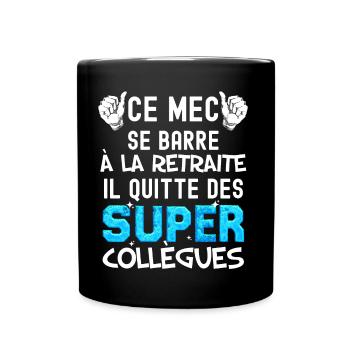 Futur Retraité Super Mec Cool - Mug uni - noir - Devant