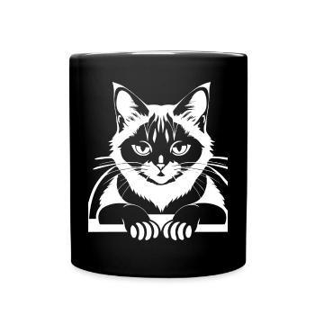 Fairycore Ästhetik Skelett Fee Goth Grunge G - Tasse einfarbig - Schwarz - Vorne