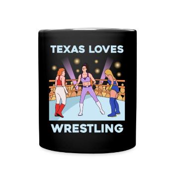 Conception de lutte au Texas pour les fiers fans du Texas - Mug uni - noir - Devant