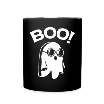 Halloween Costume Pumpkin Skeleton Horror Ghost - Full Colour Mug - black - Front