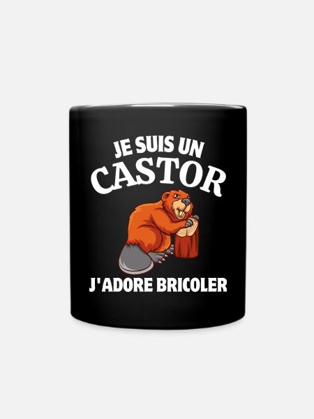 bricoler, bricolage, bricoleur - Mug uni - noir