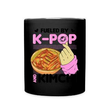 Kimchi Liebhaber Koreanische Küche Essen Geschenke - Tasse einfarbig - Schwarz - Vorne