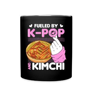 Kimchi Liebhaber Koreanische Küche Essen Geschenke - Tasse einfarbig - Schwarz - Vorne