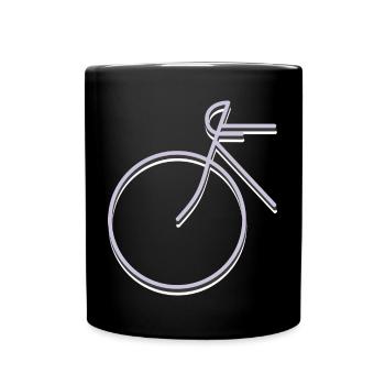 RENNRAD - Tasse einfarbig - Schwarz - Vorne