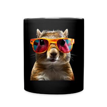 Lunettes de soleil Squirrel - Mug uni - noir - Devant