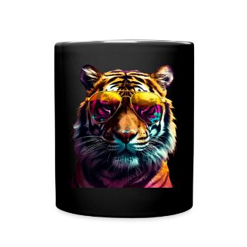 Lunettes de soleil Tiger - Mug uni - noir - Devant