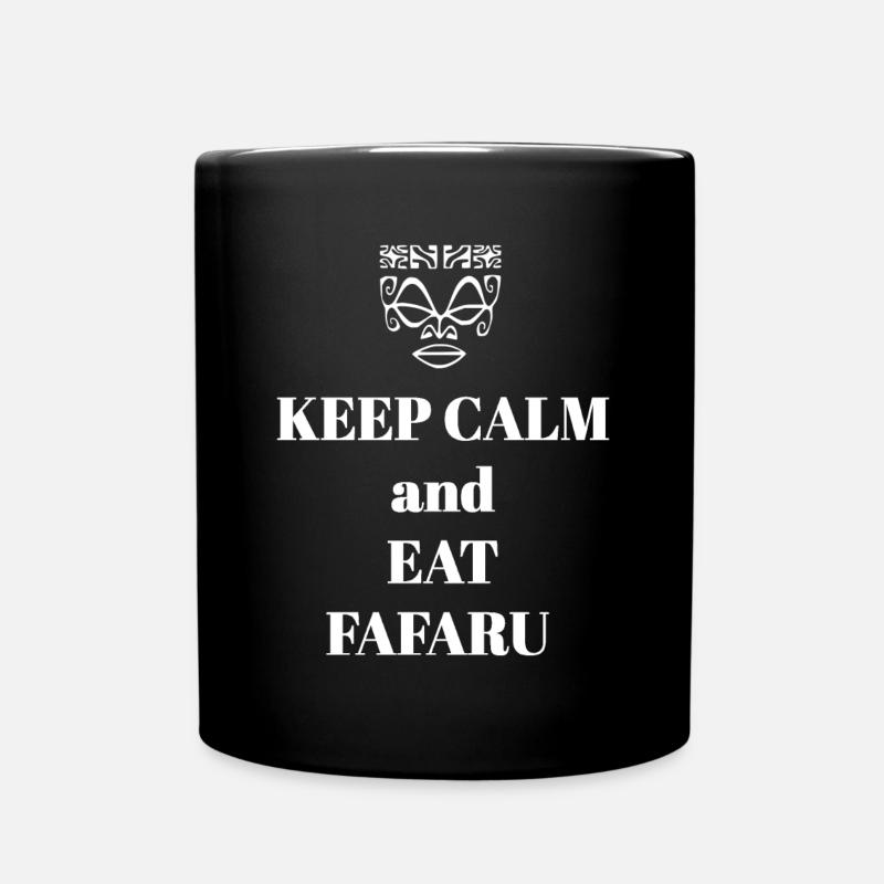 FAFARU (Weiß) - Tasse einfarbig - Schwarz