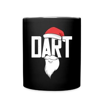 Dart Enthusiast Darts Board Meister Dart Spieler - Tasse einfarbig - Schwarz - Vorne