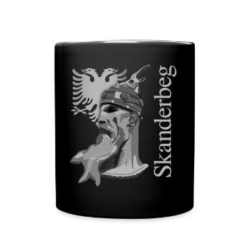 Commander Skanderbeg. Das Vermächtnis eines Helden - Tasse einfarbig - Schwarz - Vorne