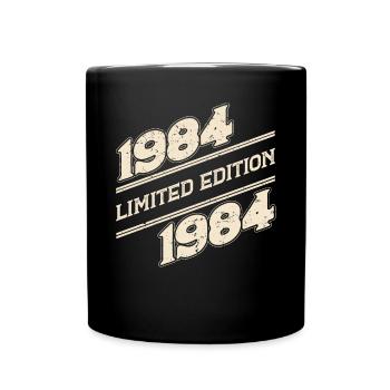 1984 BC Édition limitée - 1984 Cadeau d’anniversaire - Mug uni - noir - Devant