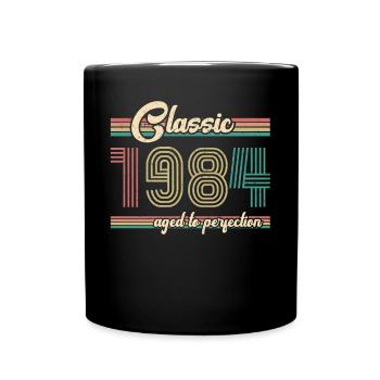1984 ST Classic aged to perfection - 1984 Birthday - Full Colour Mug - black - Front