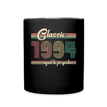 1994 ST Classic perfekt gereift - 1994 Geburtstag - Tasse einfarbig - Schwarz - Vorne
