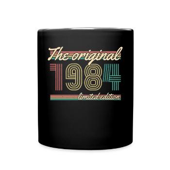 1984 ST Die originale limitierte Auflage - Tasse einfarbig - Schwarz - Vorne