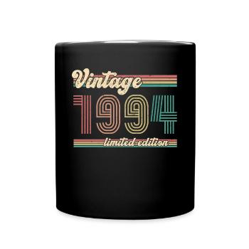 1994 ST Vintage limitierte Auflage - 1994 Geburtstag - Tasse einfarbig - Schwarz - Vorne
