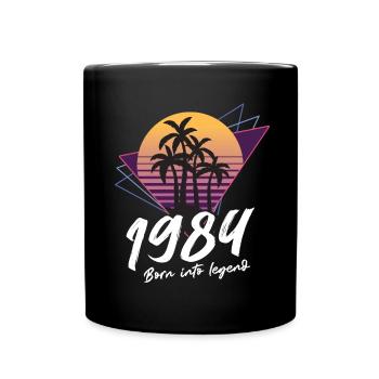 1984 SW né dans la légende - 1984 Cadeau d’anniversaire - Mug uni - noir - Devant