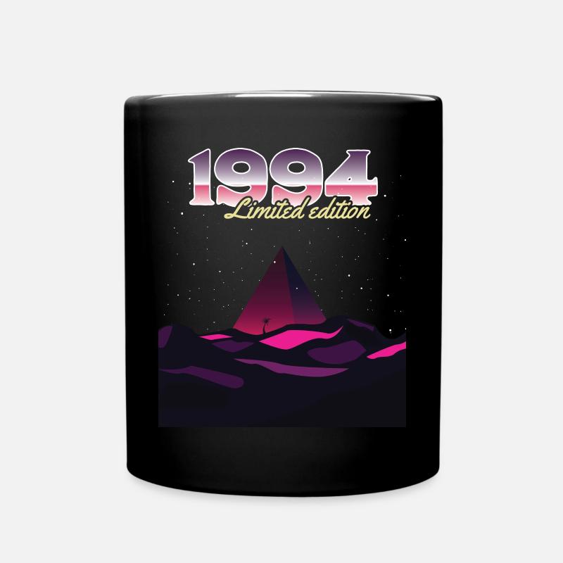1994 SW Pyramide limitierte Auflage - 1994 Geburtstag - Tasse einfarbig - Schwarz