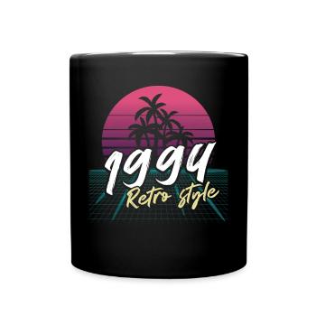 1994 SW Retro Style - 1994 Geburtstagsgeschenk - Tasse einfarbig - Schwarz - Vorne