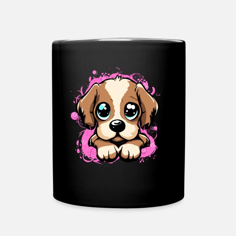 Cute Dog - Tasse einfarbig - Schwarz