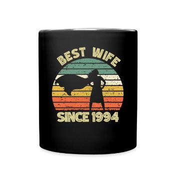 Best wife since 1994 - 1994 Birthday gift - Full Colour Mug - black - Front